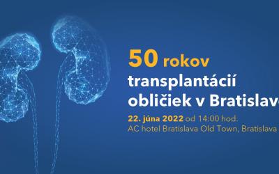 50 rokov transplantácií obličiek v Bratislave
